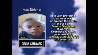 Demus Giwi Mark Short Obituary
