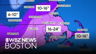 Newest Boston forecast shows blizzard warning in Massachusetts 2 feet of snow could fall