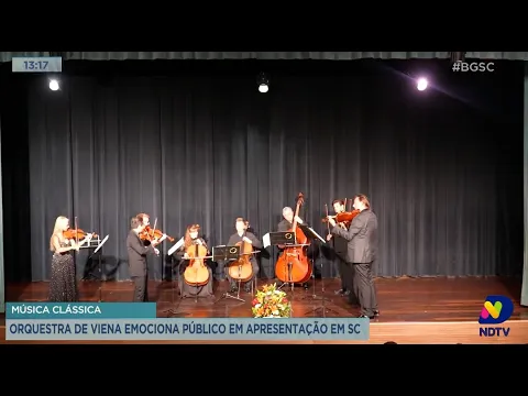 Música clássica: orquestra de Viena emociona público em apresentação em SC