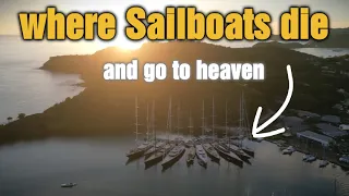 From Abandoned boats to super yachts all in one place. A tour of English Harbor Antigua.