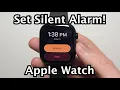 Apple Watch How to Set Silent Alarm