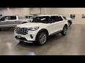2025 Ford Explorer Platinum Star White Metallic 🔥Mojave Dusk Leather