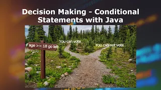 Decision Making - Conditional Statements Java Journey ep 3 Introduction to Java with Eclipse
