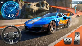 Real-Life Hot Wheels! Epic Dinosaur Track Adventure on a Giant Skull Mountain!