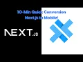 From Next js to Mobile Unlock Platforms in Minutes with Capacitor
