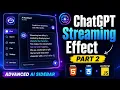 Code a Premium ChatGPT-Style Typing Effect Pure CSS JS - Part 2