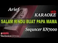 Download Lagu ARIEF - SALAM RINDU BUAT PAPA MAMA || KARAOKE KN7000