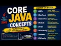 Core Java Concepts Naman Bharti Classes