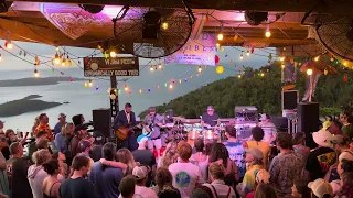 Organically Good Trio with Eddie Roberts on the Sunset Deck at the VI Jam Fest