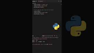 setdefault method for dictionary in python