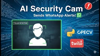 Build an AI Security Camera with Python Sends Real-Time WhatsApp Alerts
