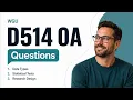 D514 OA Analytical Methods - 3 Hours of Targeted Practice Q A for Your Success