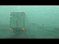 Download Lagu Driving in HEAVY RAIN Sleep to Soothing Drive in Thunderstorms for Sleep Relax Study