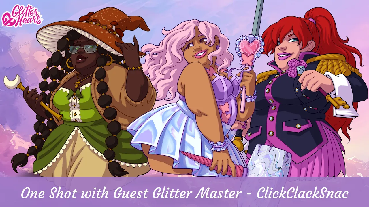 Magical Girls in Le Bloom: An All Plus Size Glitterhearts Oneshot on CharmParty