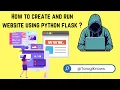 Python Flask setup and Demo use Tagalog Part 4 Final
