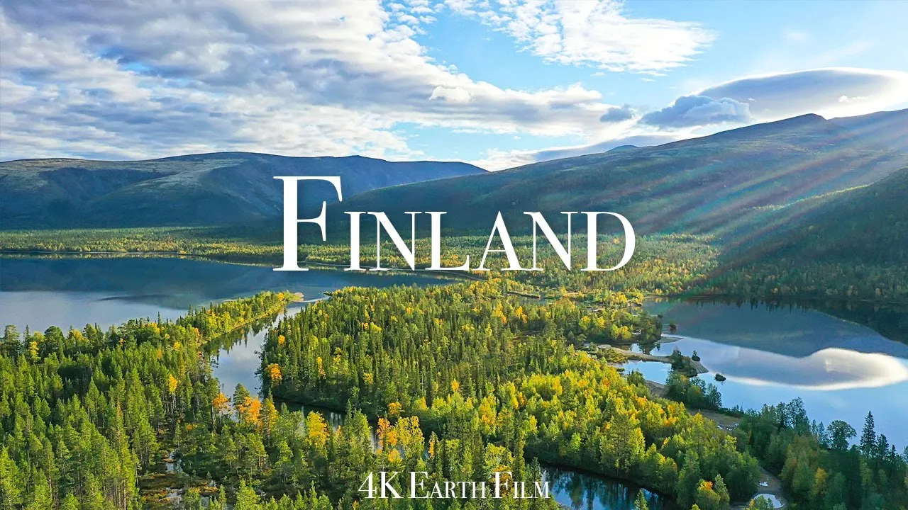 Finland 4K - Scenic Relaxation Film With Inspiring Music - 4K Earth Film