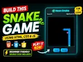 I Built This Neon Snake Game with Only HTML CSS JS
