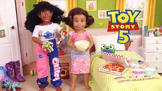 Juguetes Toy Story 5 Bonnie y Blaze Rutina de Pijamada