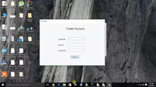 Python PyQt Create New User Using Sign Up Form