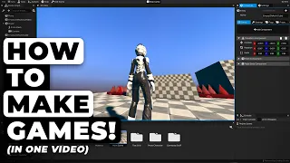 How To MAKE A GAME using MY GAME ENGINE Cave Engine Tutorial