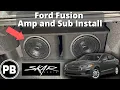 2013 - 2020 Ford Fusion Amp and Sub Install