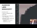 Lecture 9 - Introduction to Javascript