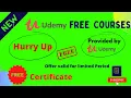 Free Udemy courses free certificate SQL Python Photoshop JavaScript OM s Code Book