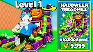 RECOMECEI DO ZERO COM A ESTEIRA MAIS RÁPIDA DE HALLOWEEN NO ROUBE UM OVO! 🎃