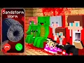 Download Lagu The Giant Sandstorm Worm Calling JJ and Mikey Family in Minecraft - Maizen?!
