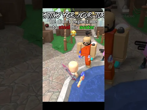 I SURPRISED HIM BY STEALING HIS ENTIRE ROBLOX OUTFIT in MM2... 🤣 #roblox #mm2 #funny #gaming
