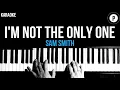 Download Lagu Sam Smith - I'm Not The Only One Karaoke SLOWER Acoustic Piano Instrumental Cover Lyrics
