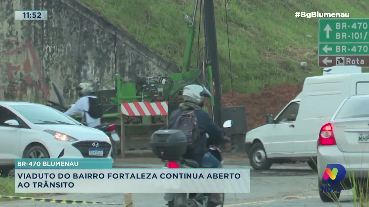 Trânsito será interrompido para detonação de rochas em Gaspar