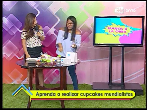 Aprenda a realizar cupcakes mundialistas