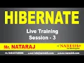 Hibernate Live Training by Mr Nataraj Session-3