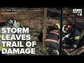 Storm leaves trail of damage in western Washington