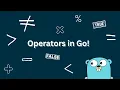 Go Operators