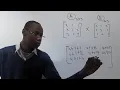 How To Multiply Matrices PART D CBS 211