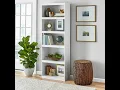 Mainstays Framed 5-Shelf Bookcase Guided Assembly