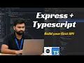 Express js with TypeScript Build Your First API Step-by-Step ep 11 techlearningwithRajat
