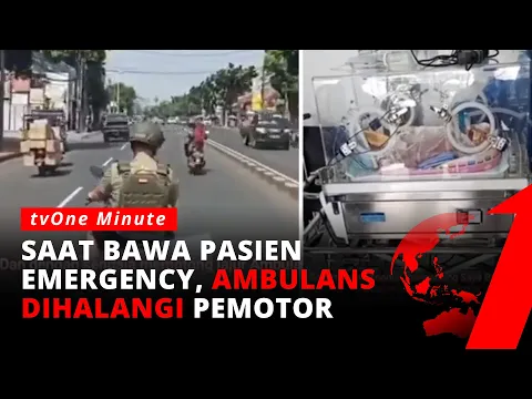 Viral Pemotor Halangi Ambulans yang Membawa Pasien Emergency