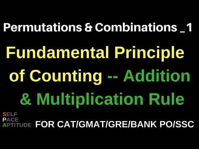 PERMUTATIONS AND COMBINATIONS_LESSON 1_FUNDAMENTAL PRINCIPLE OF COUNTING_ADDITION & MULTIPLY RULE
