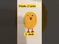 DIY Printing Potato Printing Activity How To Make Chick by Potato