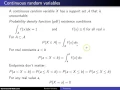 Probability density functions