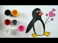How to Draw a Penguin Drawing and Coloring Pages for kids