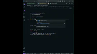 Insertion Sort with Python