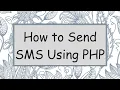 How to Send SMS Using PHP