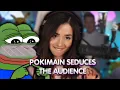Pokimane seduces the audience Waiting for the present