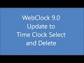 Updated Time Clock Select and Delete