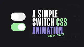How To Create a Toggle Button with Pure HTML CSS Javascript