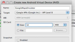 Android Application Development 129 Setting up a Google Maps Activity